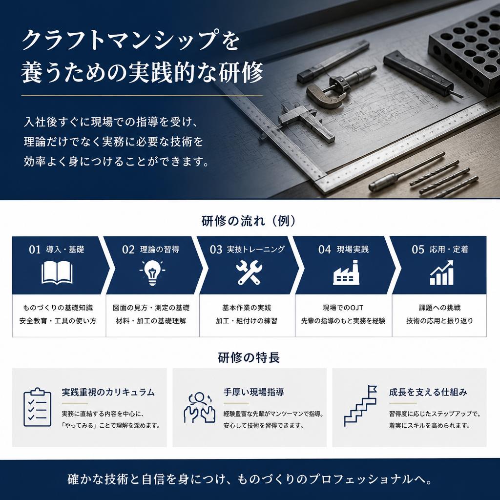 充実した研修プログラム