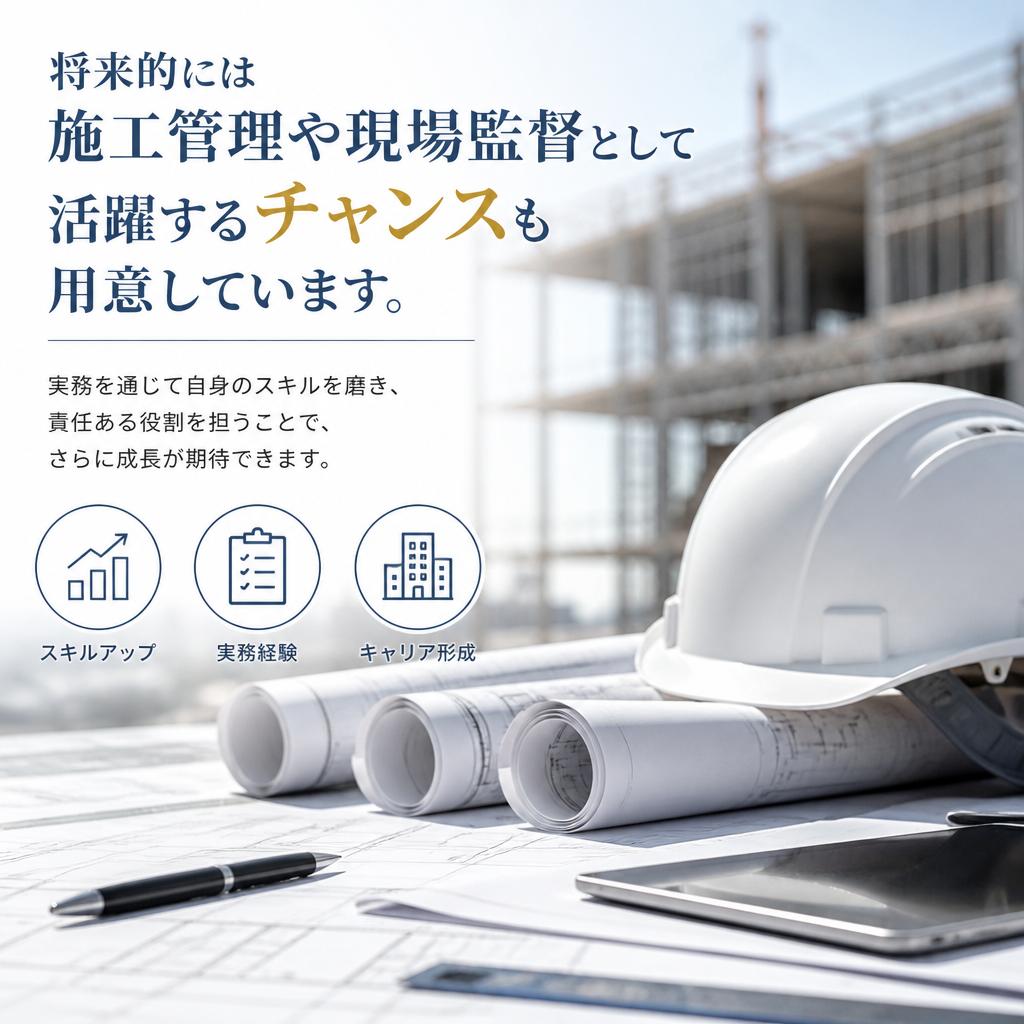現場監督へのステップアップ
