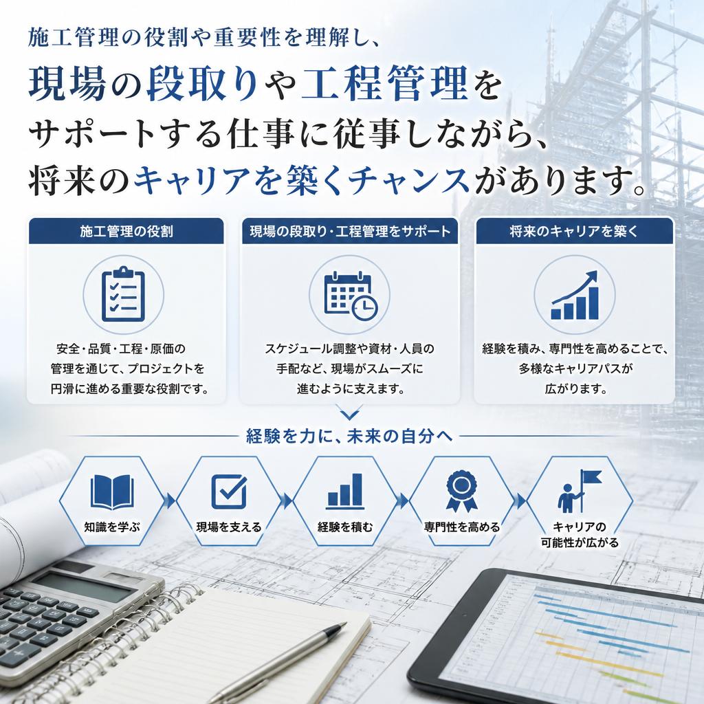 現場監督を目指す道