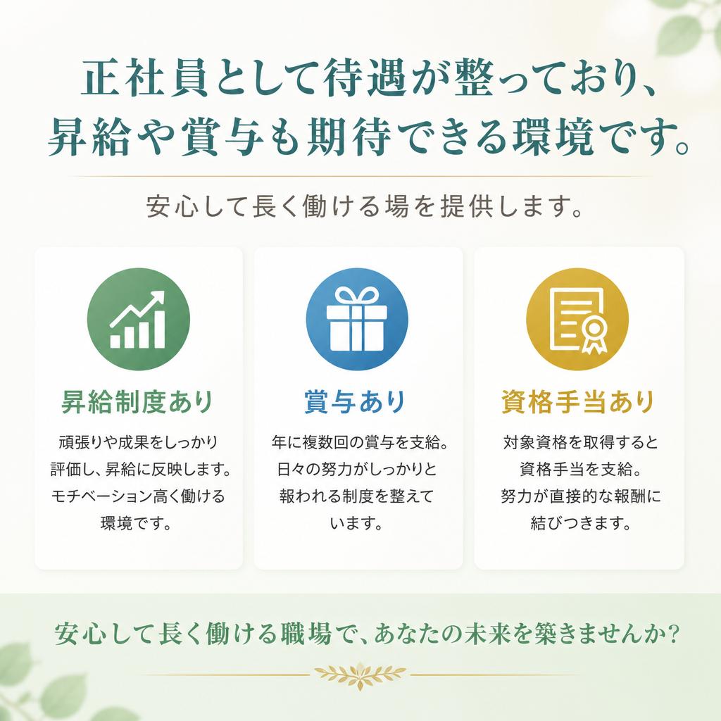 充実した福利厚生制度
