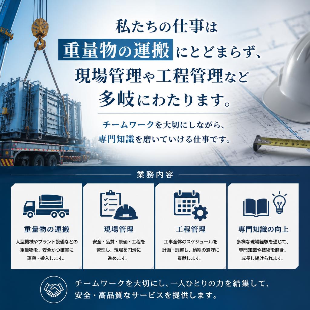 現場管理でスキルアップ！