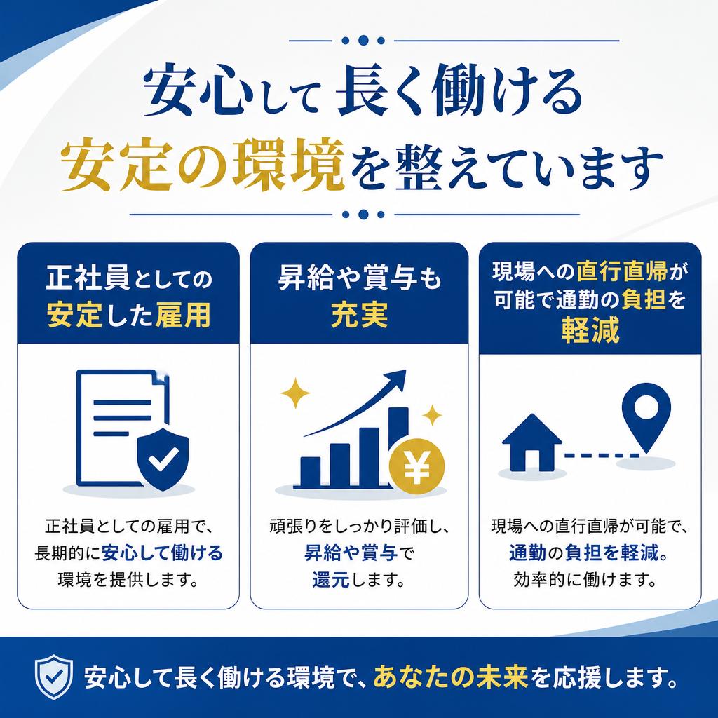 働きやすさを重視した職場環境