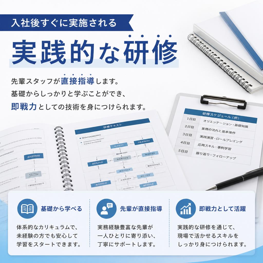 充実した研修制度