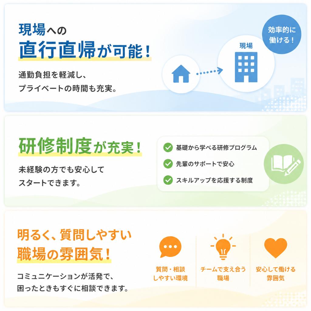職場環境の整備と働きやすさ